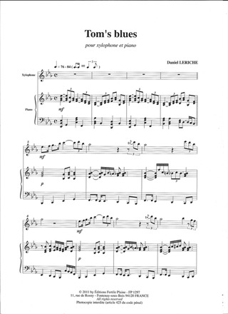 Tom's Blues (Xylophone Et Piano)