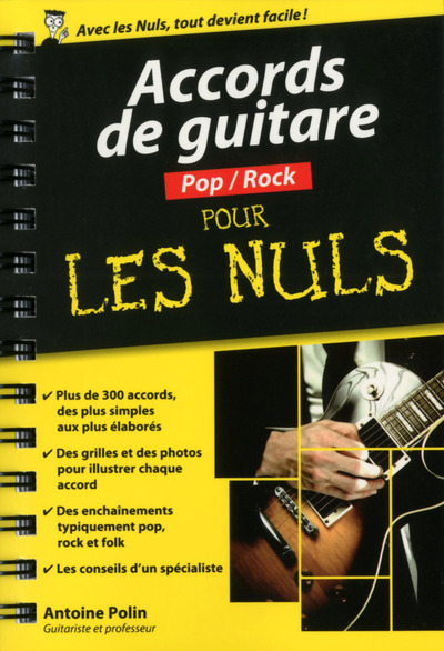 Accords de guitare pop/rock poche pour les nuls (POLIN ANTOINE)