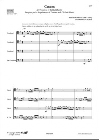 Canzon - S. Scheidt - Quatuor De Trombones (SCHEIDT SAMUEL)