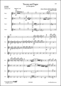 Toccata Et Fugue - J. S. Bach - Quatuor De Flûtes (BACH JOHANN SEBASTIAN)