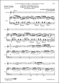 Caprice Et Variations - J. B. Arban - Cornet Et Piano (ARBAN JEAN-BAPTISTE)