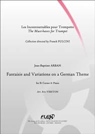 Fantaisie Et Variations Sur Un Thème Allemand - J. B. Arban - Cornet Et Piano (ARBAN JEAN-BAPTISTE)