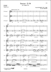 Sanctus - D. 56 - F. Schubert - Trio De Trompettes