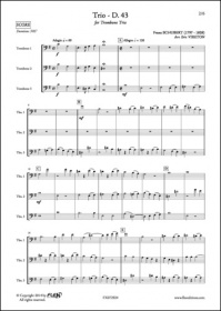 Trio - D. 43 - F. Schubert - Trio De Trombones