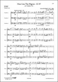 Here Lies The Pilgrim - D. 57 - F. Schubert - Trio De Trombones