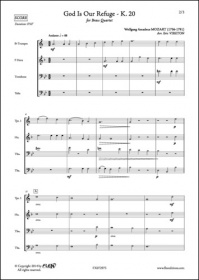 God Is Our Refuge K. 20 - W. A. Mozart - Quatuor De Cuivres (MOZART WOLFGANG AMADEUS)