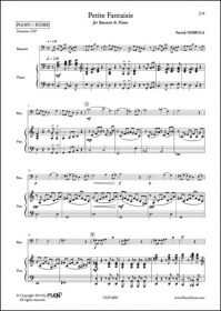Petite Fantaisie - P. Nebbula - Basson Et Piano (NEBBULA PATRICK)