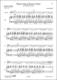 Flânerie Dans La Brume A L'Aube - A. Meier - Clarinette Et Piano (MEIER ARNAUD)