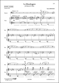 La Mandragore - P. Bernard - Basson Et Piano (BERNARD PATRICE)