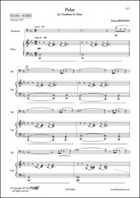 Polar - P. Bernard - Trombone Et Piano (BERNARD PATRICE)