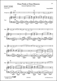 2 Poids Et 2 Mesures - A. Meier - Euphonium Et Piano