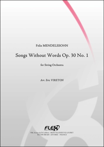 Romances Sans Paroles Op. 30 No. 1 (MENDELSSOHN-BARTHOLDY FELIX)