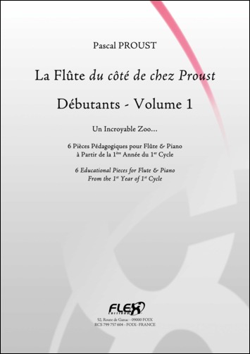 La Flûte Du Côté De Chez Proust - Débutants - Vol.1 (PROUST PASCAL)
