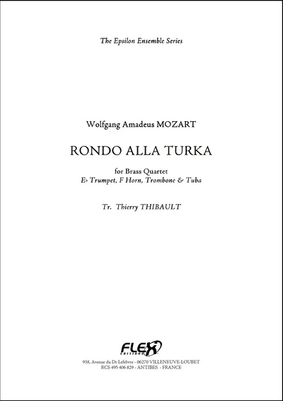 Rondo Alla Turka (La marche turque) (MOZART WOLFGANG AMADEUS)
