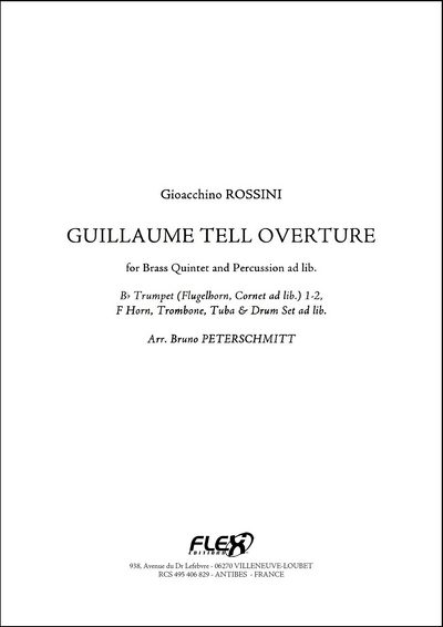 Guillaume Tell'Ouverture (Extraits) (ROSSINI GIOACHINO)