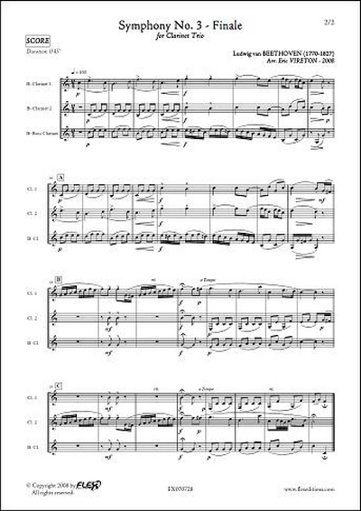 Symphonie #3 - Final (BEETHOVEN LUDWIG VAN)