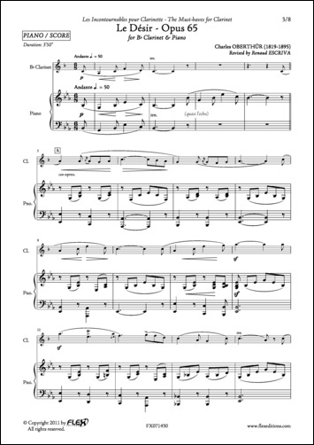 Le Désir - Op. 65 (OBERTHUR KARL)