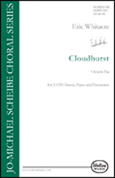 Whitacre Eric Cloudburst SATB Piano And Percussion (WHITACRE ERIC)