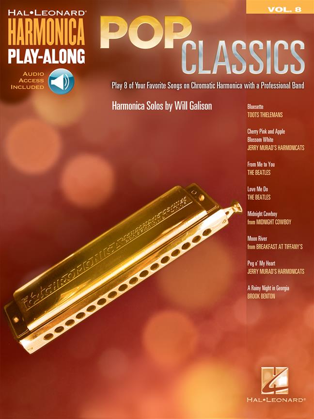 Pop Classics Harmonica Play Along Vol.8
