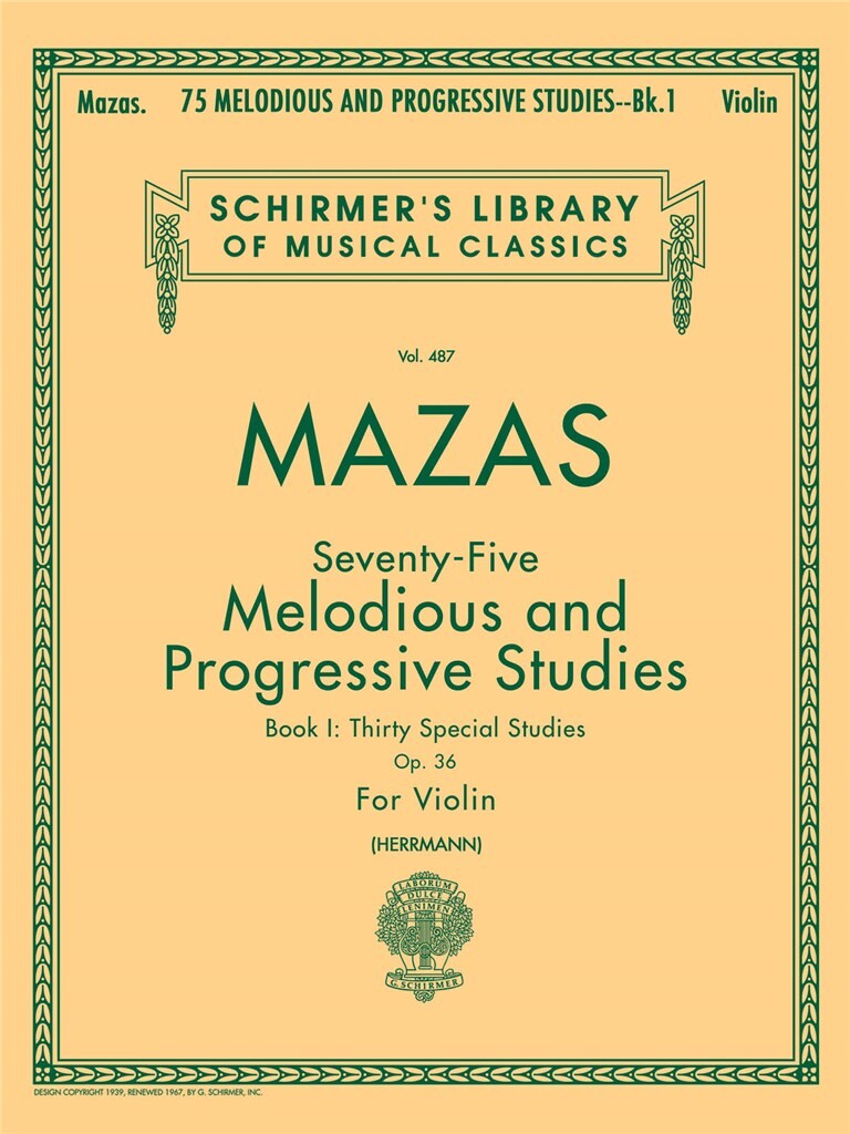 75 MELODIOUS AND PROGRESSIVE STUDIES, OP.36 Book 1