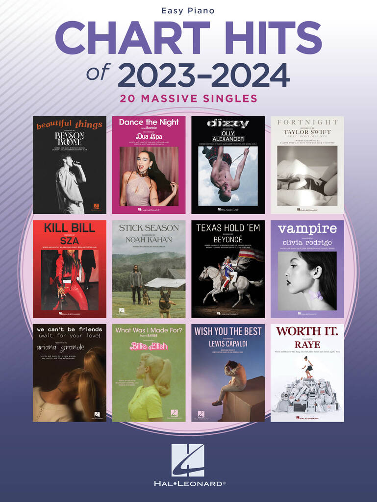 Chart Hits of 2023-2024 (Eeasy Piano)