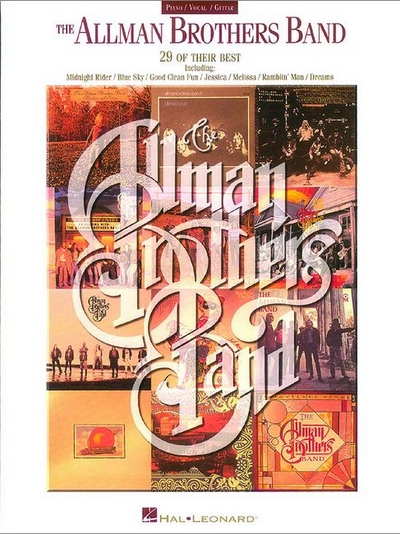 The Allman Brothers Band : Livres de partitions de musique