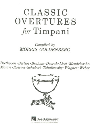 Classic Overtures For Timpani (GOLDENBERG MORRIS)