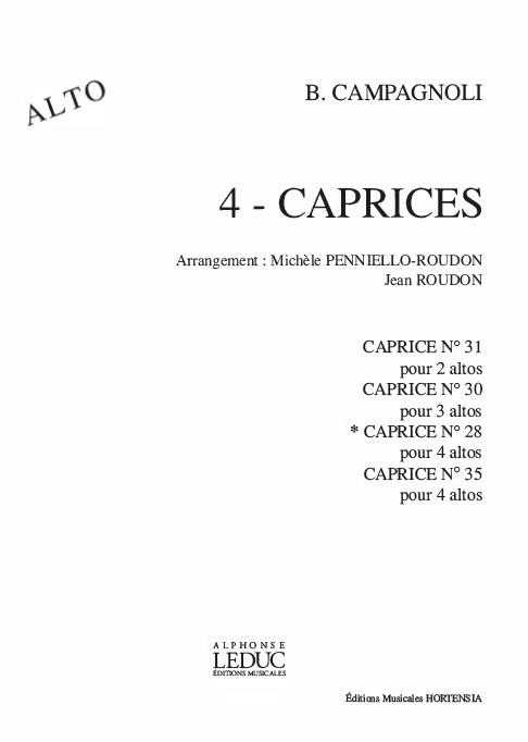 Caprice N028 (CAMPAGNOLI BARTOLOMEO / PENNIELLO)