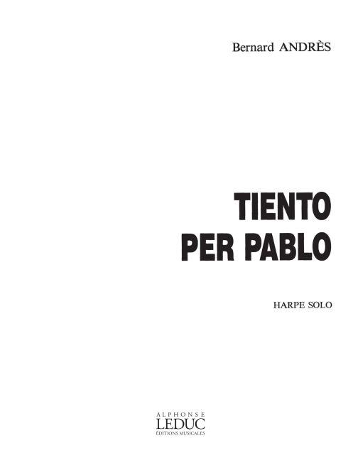 Tiento Per Pablo (ANDRES)