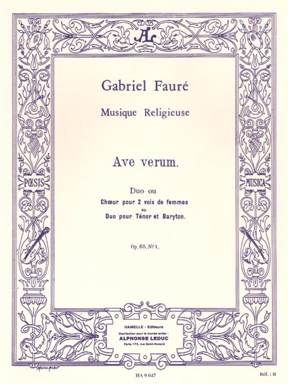 Ave Verum (FAURE GABRIEL)