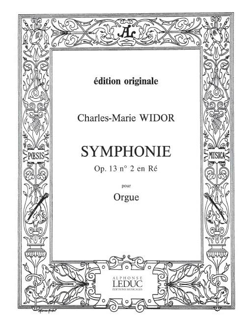 Symphonie N02 Op. 13 (WIDOR CHARLES-MARIE)