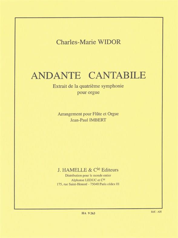 Andante Cantabile Extrait De La 4ème Symphonie/Flûte Et Orgue (WIDOR / IMBERT)