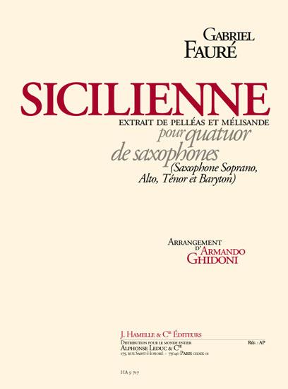 Sicilienne Op. 78 (FAURE GABRIEL / GHIDONI)