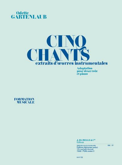 5 Chants Formation Musicale - 2 (DIVERS AUTEURS / GARTENLAUB)