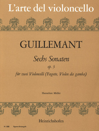 6 Sonatas Op. 3 (GUILLEMANT BENOIT)