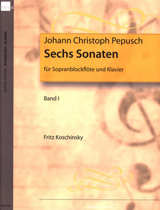6 Sonatas In 2 Volumes (PEPUSCH JOHANN CHRISTOPH)