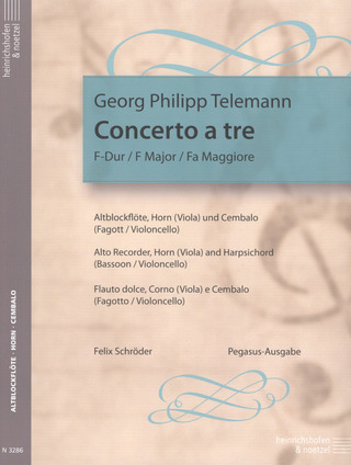 Concerto A Tre In F (TELEMANN GEORG PHILIPP)
