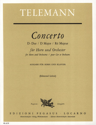 Horn Concerto In D (TELEMANN GEORG PHILIPP)