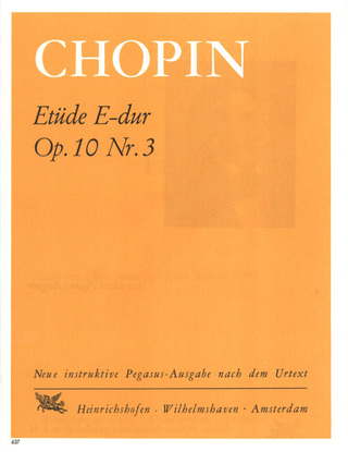 Etude In E Major Op. 10 #3 (CHOPIN FREDERIC)