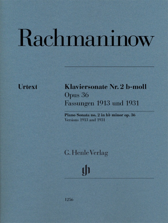 Sonate Pour Piano No 2 En Si Bémol Mineur Op. 36, Versions 1913 Et 1931 (RACHMANINOV SERGEI)