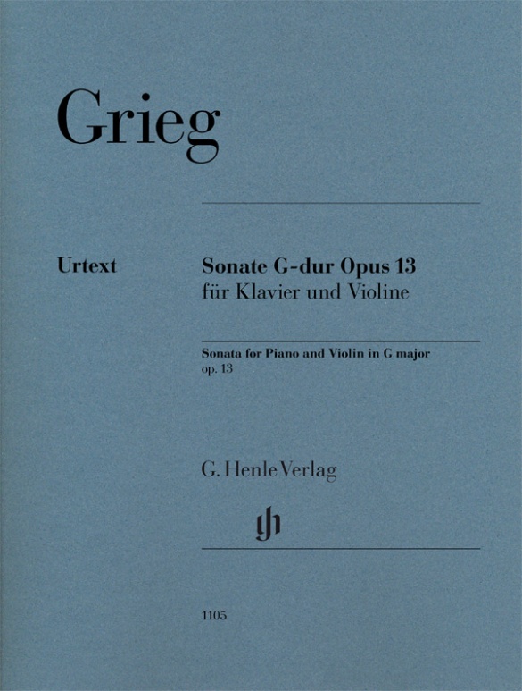 Sonata In G Major Op. 13 For Piano And Violin (GRIEG EDVARD)