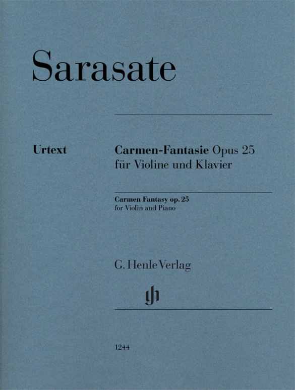 Carmen Fantasy Op. 25 For Violin And Piano (SARASATE PABLO DE)