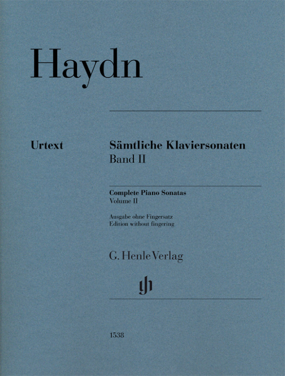 Edition intégrale des Sonates pour piano volume II Sans Doigtés (HAYDN FRANZ JOSEF)