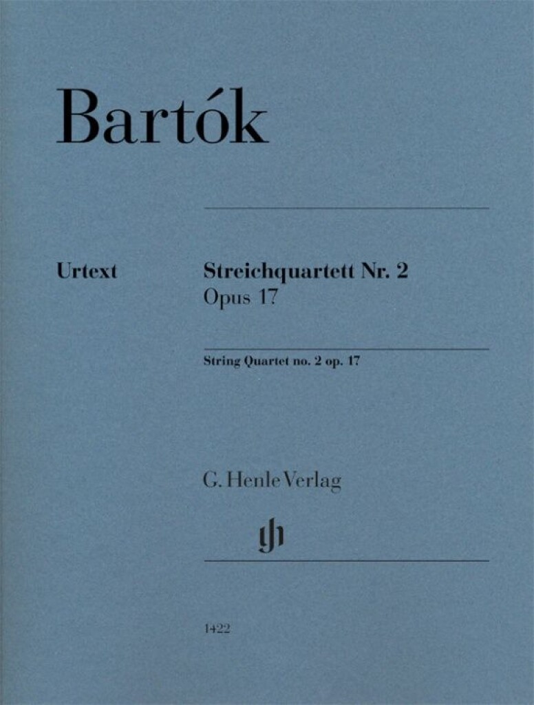 STRING QUARTET NO. 2 OP. 17 (BARTOK BELA) (BARTOK BELA)