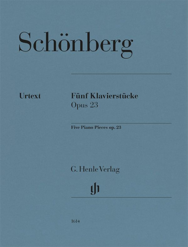 Cinq Pièces pour piano op. 23
SCHOENBERG ARNOLD (SCHOENBERG ARNOLD)