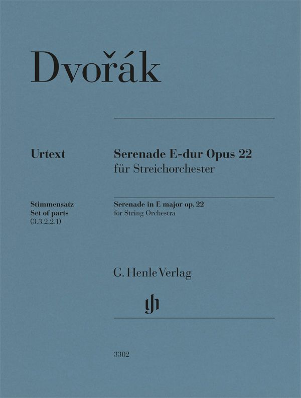 Sérénade en Mi majeur op. 22 pour orchestre à cordes
DVORAK ANTONIN (DVORAK ANTONIN)