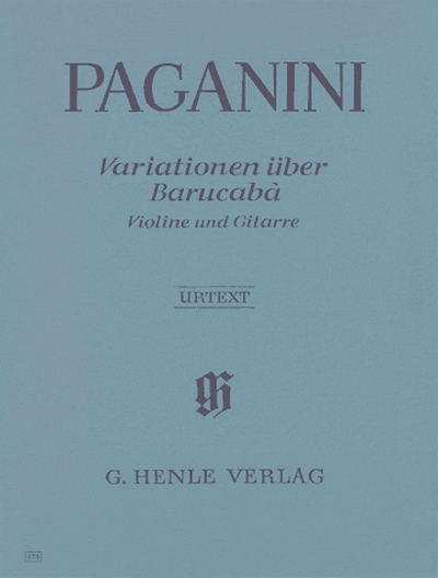 60 Variations On Barucabà For Violin And Guitar Op. 14