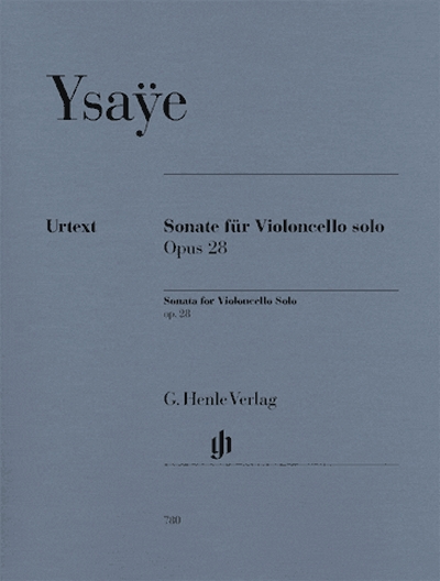 Sonata For Violoncello Solo Op. 28