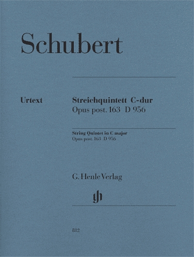 String Quintet C Major Op. Post. 163 D 956 (SCHUBERT FRANZ)