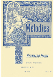 Melodies Vol.2/20 Melodies Voix Moyenne Et Piano (HAHN)